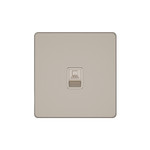 Розетка компьютерная одинарная System Electric Infinity RJ45 6A кат., песчаный берег FSE000586