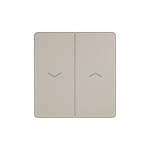 Выключатель управления для жалюзи и рольставней System Electric Infinity 10А/250В, песчаный берег FSE000519