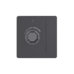 Светорегулятор TRIAC c выключателем LED, лампы накал., 300Вт System Electric Infinity, вулканический пепел FSE000721