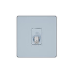 Розетка TV-FM-SAT оконечная System Electric Infinity 5-2400MГц, стальное небо FSE001198