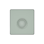 Выключатель кнопочный 100Вт с выдержкой времени (230В) System Electric Infinity 10А, таежное утро FSE000868