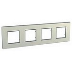 Рамка четырехместная Unica Quadro титан MGU6.708.57