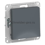 Выключатель одноклавишный Schneider Atlasdesign 10А, грифель ATN000711