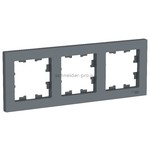 Рамка тройная Schneider Electric Atlasdesign, грифель ATN000703