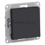 Выключатель одноклавишный Schneider Atlasdesign 10А, карбон ATN001011