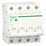 Schneider Electric RESI9 Автоматический выключатель (АВ) B 6А 4P 6000A, Schneider Electric