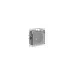 Розетка с заземлением со шторками и прозрачной крышкой Schneider Electric Atlasdesign 16А IP44, алюминий, Schneider Electric