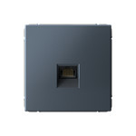 Розетка компьютерная одинарная System Electric ArtGallery RJ45 6A кат., грифель GAL000786
