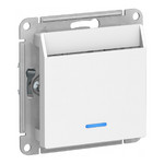 Карточный выключатель с подсветкой 10А/250 В~ Schneider Electric Atlasdesign, белый ATN000167