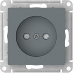 Розетка без заземления со шторками Schneider Electric Atlasdesign 16А, быстрозажим. клем., грифель ATN000749S
