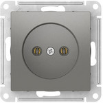 Розетка без заземления Schneider Electric Atlasdesign 16А, быстрозажим. клем., сталь ATN000941S