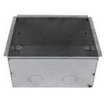 Systeme Electric MultiDesk Коробка монтажная металлическая для бетонных полов для люка на 8 модулей сталь, Systeme Electric